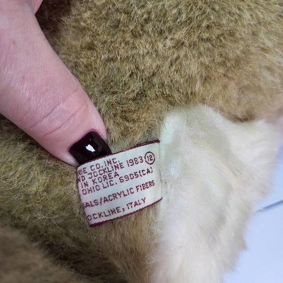 Vintage 1983 Avanti 18" African Lion Cub Stuffed Plush Cat Toy Hand crafted - Picture 7 of 10